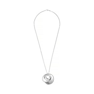 Silver zoe rings pendant necklace